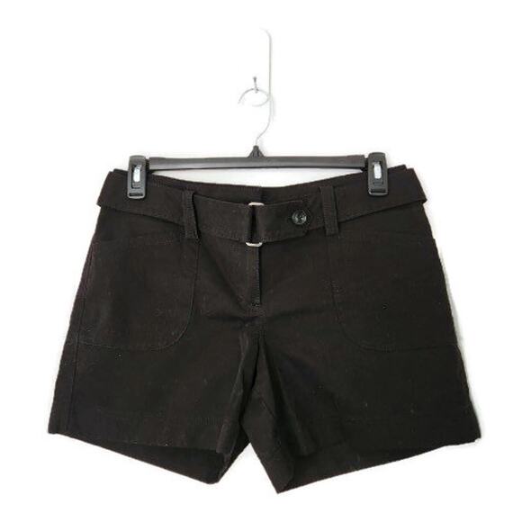 Ann Taylor Women's Black Denim Tailored Shorts 8 - Picture 1 of 5